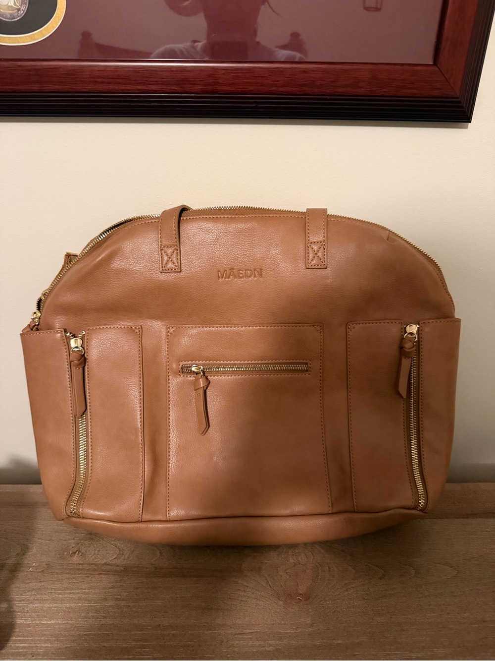 Camel Carryall Convertible Tote